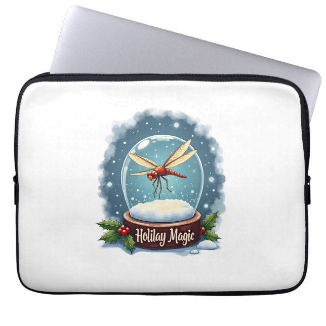 Snöglobdröna Laptop Fodral (Framsidan)