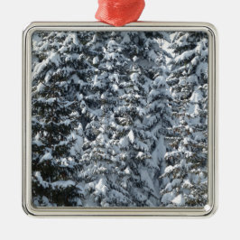 Snögransträdsstruktur Julgransprydnad Metall
