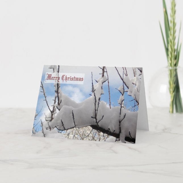 Snögrenjulkort Helgkort (Framsida)