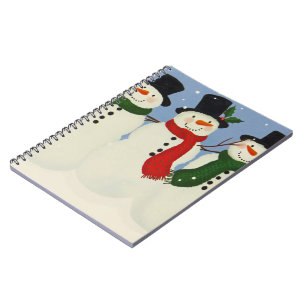 Snögubbar Anteckningsbok