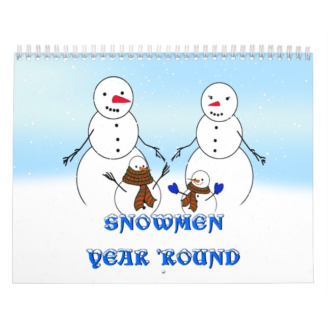 SNÖGUBBAR ÅR "RUNDA KALENDER (Omslag)