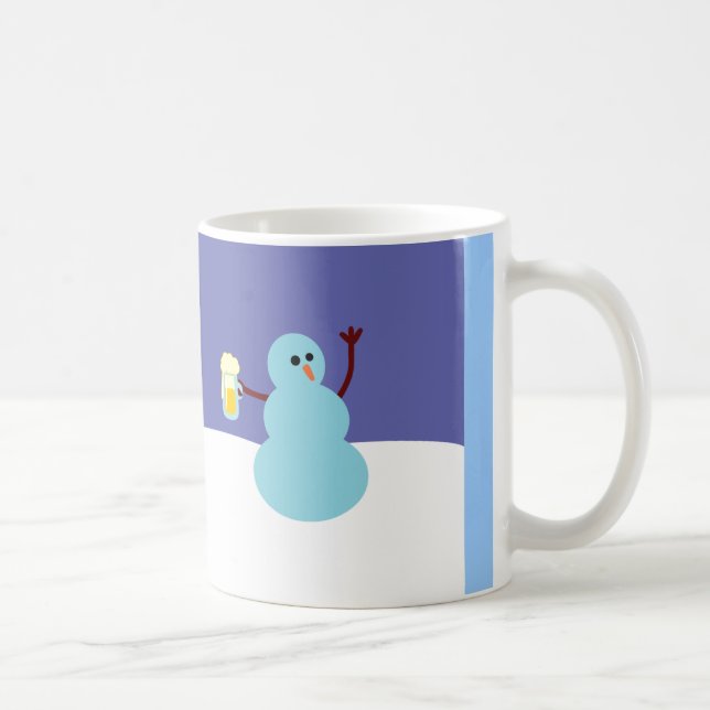 Snögubbar Borta Vild! Kaffemugg (Höger)