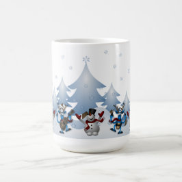 Snögubbar, Julgranar och Snö Magisk Mugg