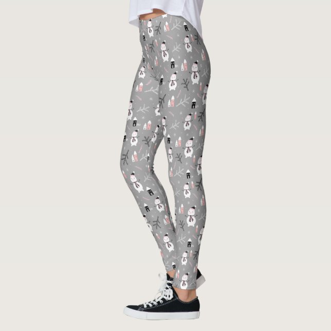 Snögubbar Leggings (Vänster)