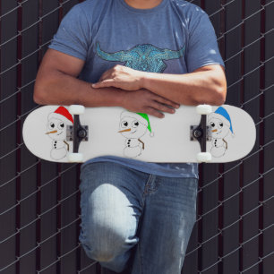 snögubbar mini skateboard bräda 18,5 cm