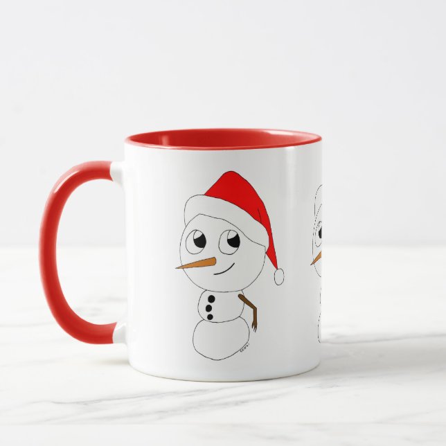 snögubbar mugg (Vänster)