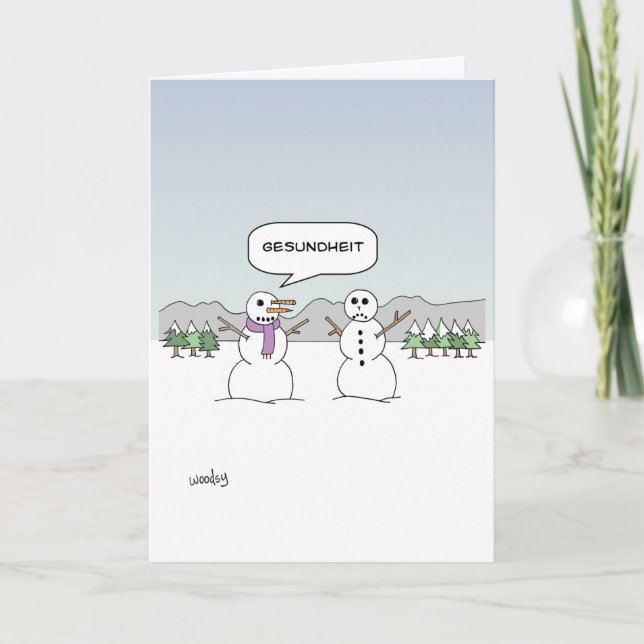 Snögubbar Nysa Kort (Framsida)