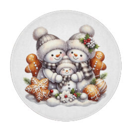 Snögubbar och kakor av kakor