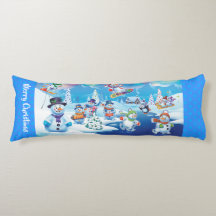 snögubbar på underland under vintern i julklapp