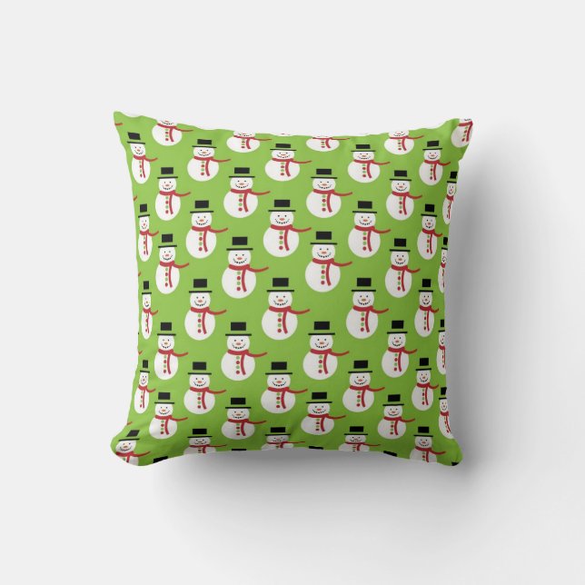 Snögubbar Pillow Kudde (Framsida)