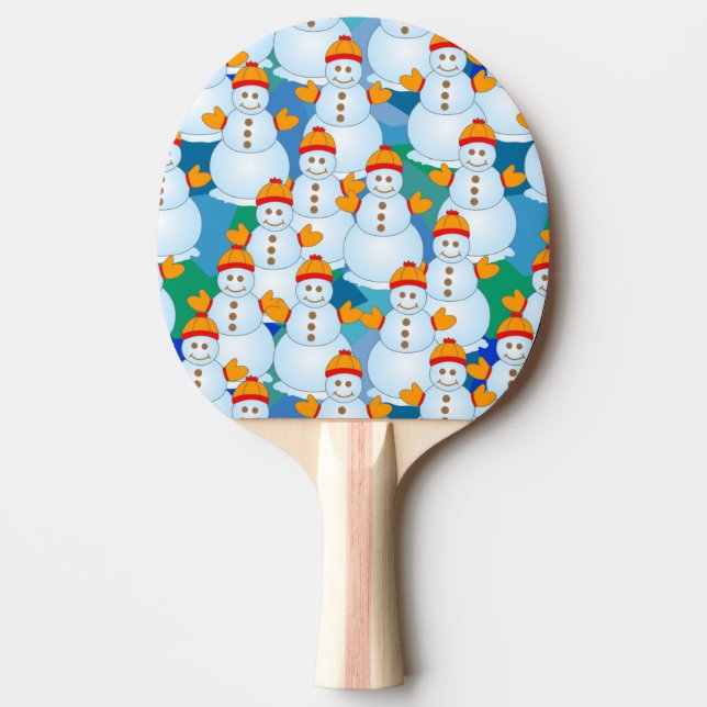Snögubbar Pingisracket (Framsidan)