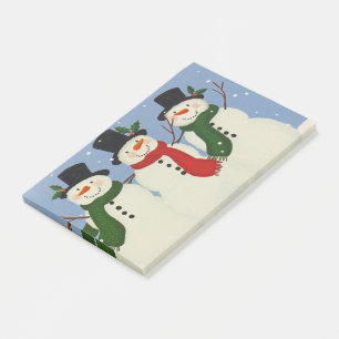 Snögubbar Post-it Block