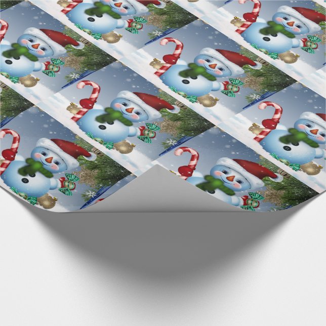 Snögubbar Presentpapper (Hörn)