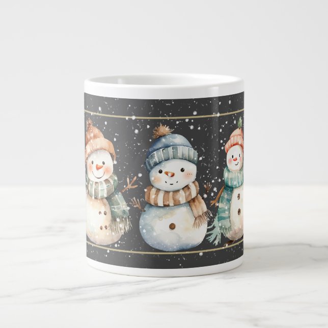 SNÖGUBBAR, SNÖGUBBAR, SNÖGUBBAR WINTER JUMBO MUGG (Framsidan)