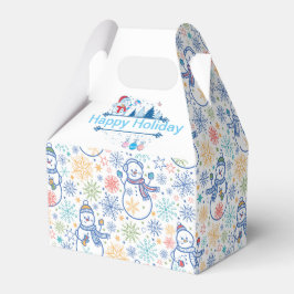 Snögubbarna lycklig Helgdag Presentaskar