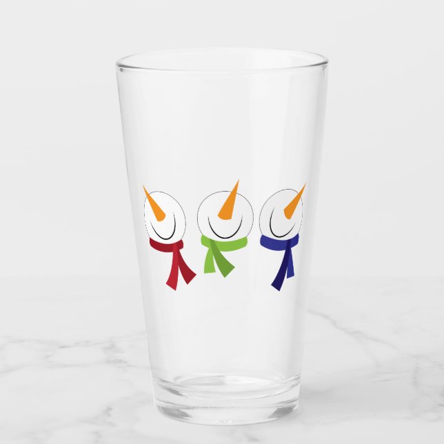 Snögubbarnas huvuden glaskopp (Framsida)