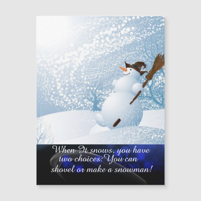 Snögubbe (Framsida)