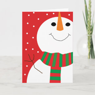 snögubbe 5x7 helgkort