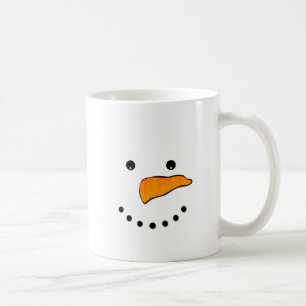 Snögubbe Ansikte Kaffemugg