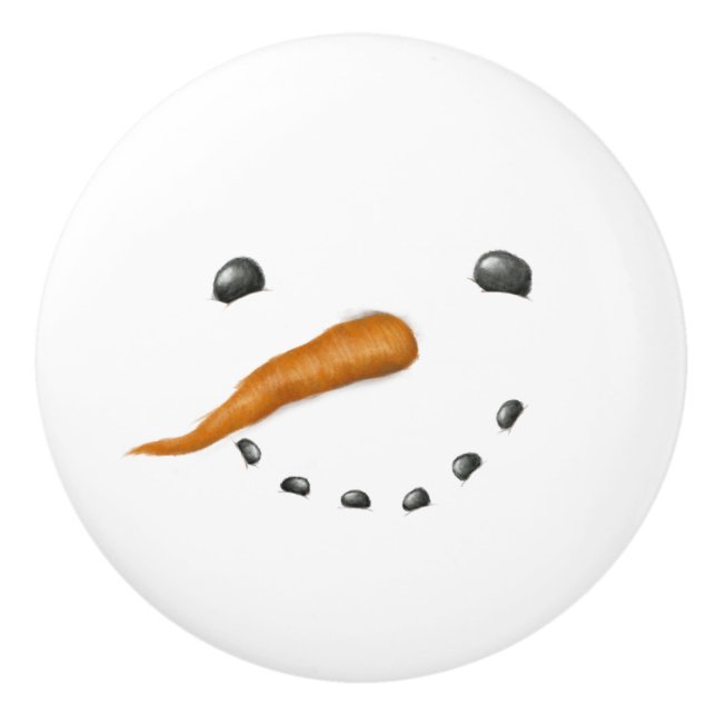 SNÖGUBBE ANSIKTE KNOPP (Framsidan)