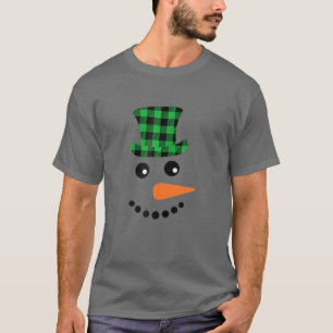 Snögubbe Ansikte Morrot Nose Julvinter Play SA T Shirt