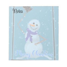 snögubbe anteckningsblock