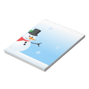 Snögubbe Anteckningsblock