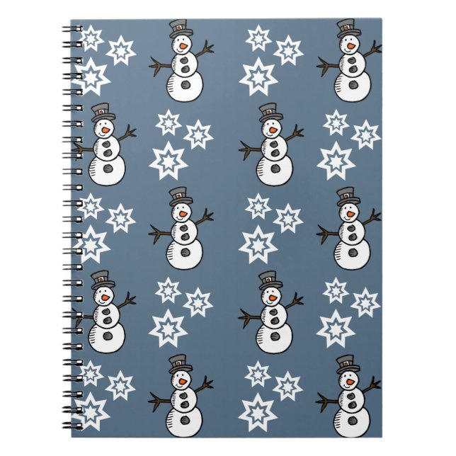 Snögubbe Anteckningsbok (Framsidan)