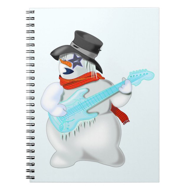 Snögubbe Anteckningsbok (Framsidan)