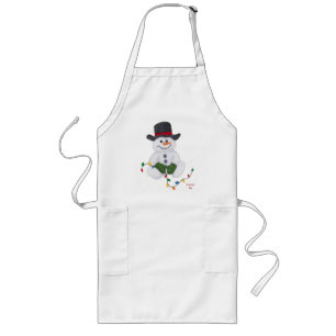 Snögubbe Apron (Sitta) Långt Förkläde