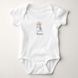 Snögubbe Baby Bodykostdräkt T Shirt