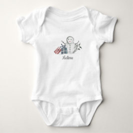 Snögubbe Baby Bodykostdräkt T Shirt