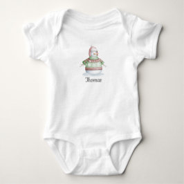 Snögubbe Baby Bodykostdräkt T Shirt