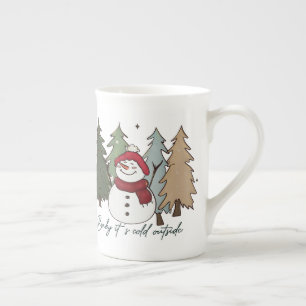 Snögubbe Baby Det är Kallet utanför Benporslin Mugg