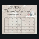 Snögubbe Baby Shower gissar förfallodatumkalender Poster<br><div class="desc">Poster Visa samlingslänken på den här sidan om du vill visa alla matchande objekt i den här vackra designen genom att  snögubbe Baby Shower Gissa Förfallodatum Calendar (Förfallodatum) på sidan.</div>