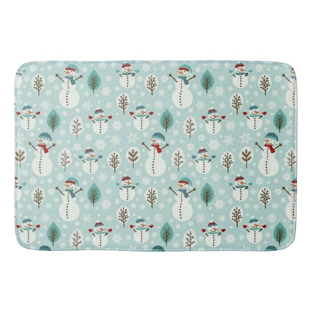 Snögubbe Badrumsmatta (Framsidan)