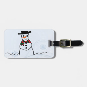 Snögubbe Bagagebricka
