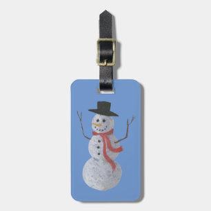 Snögubbe Bagagebricka