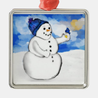 Snögubbe Birdfeeder Ornament