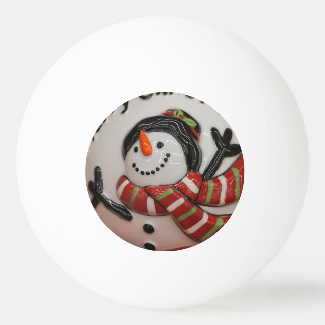 Snögubbe boll (Framsidan)