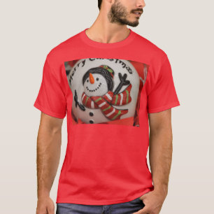 Snögubbe boll t shirt