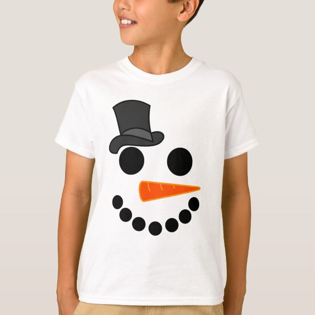 Snögubbe Boy Products Tee Shirt (Framsida)