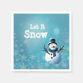 Snögubbe Cocktail Pappersservett