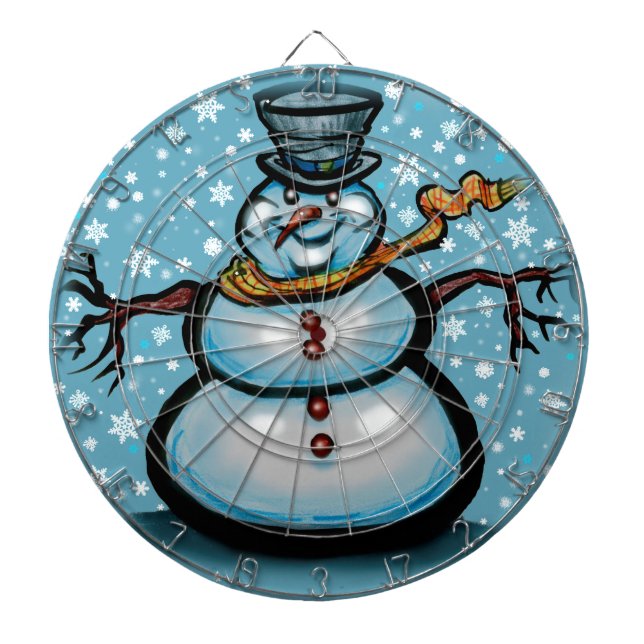 Snögubbe Darttavla (Framsidan)