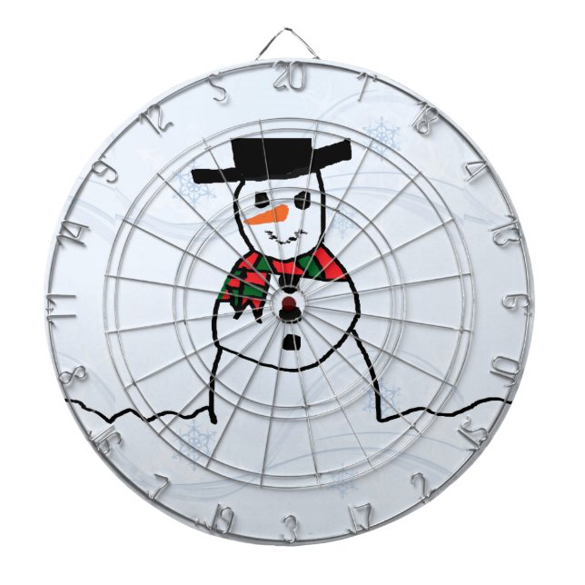 Snögubbe Darttavla (Framsidan)