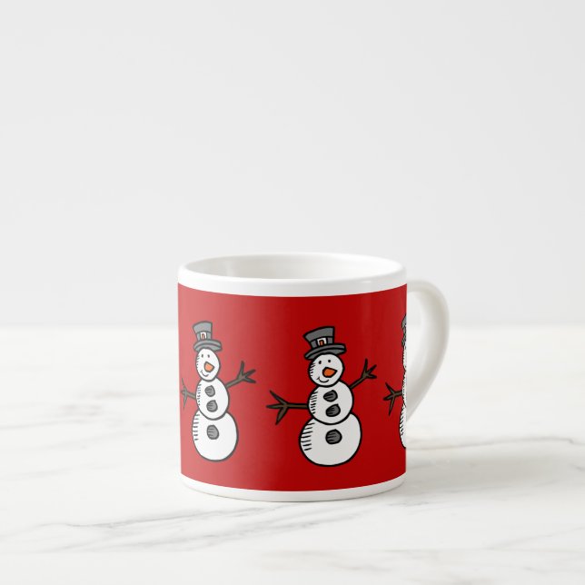 Snögubbe Espressomugg (Framsida höger)