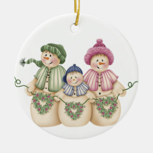 Snögubbe Family Keepsakes Ornament