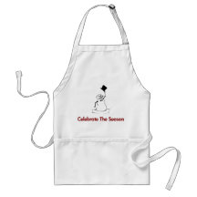 Snögubbe firar säsongen