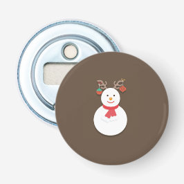 Snögubbe Flaska-öppnare Flasköppnare