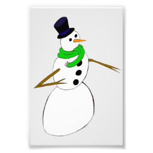 snögubbe fototryck